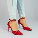 Zapatos de Tacón para Mujer con Correa al Tobillo Elegantes - Tienda Serrano