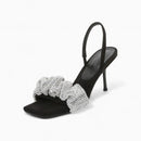 Sandalias de Tacón Alto con Brillos para Mujer – Elegante y Moderno