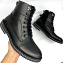 Botas Hombre en Cuero de Caña Media – Estilo urbano con funcionalidad - Tienda Serrano