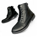 Botas Hombre en Cuero Negras de Caña Media – Estilo urbano con funcionalidad